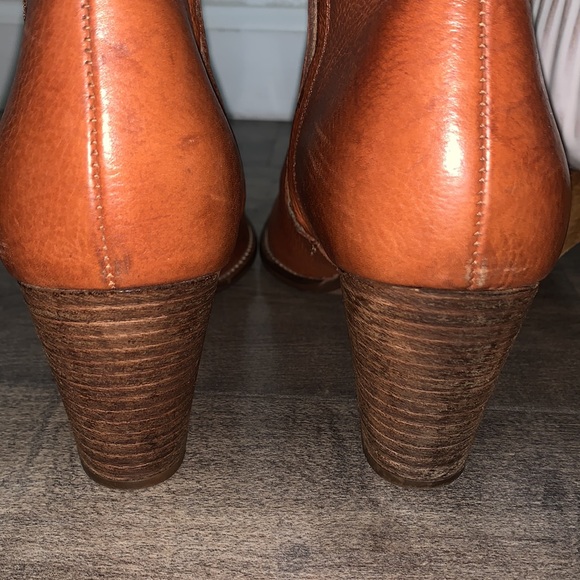 MADEWELL COGNAC BROWN BOOTIES - Picture 3 of 8
